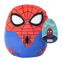 Squishmallows Spider-Man 7-inch plush gift box for easy gifting and collecting.