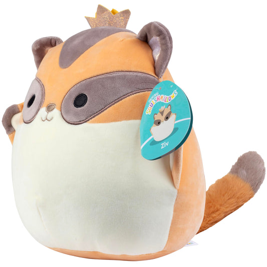 Squishmallows Ziv Sugar Glider 8in plush for hugs and travel-ready comfort.