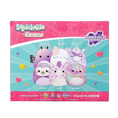 Squishville Carlota 2-inch calico plush, soft touch for mini display shelves