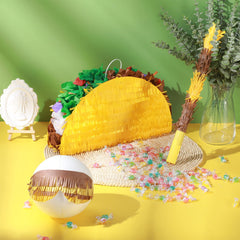 Sratte 15-inch batting stick enables safe, playful piñata action during games.