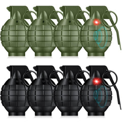 Sratte 8-pack plastic grenades for immersive play with sound and lights.