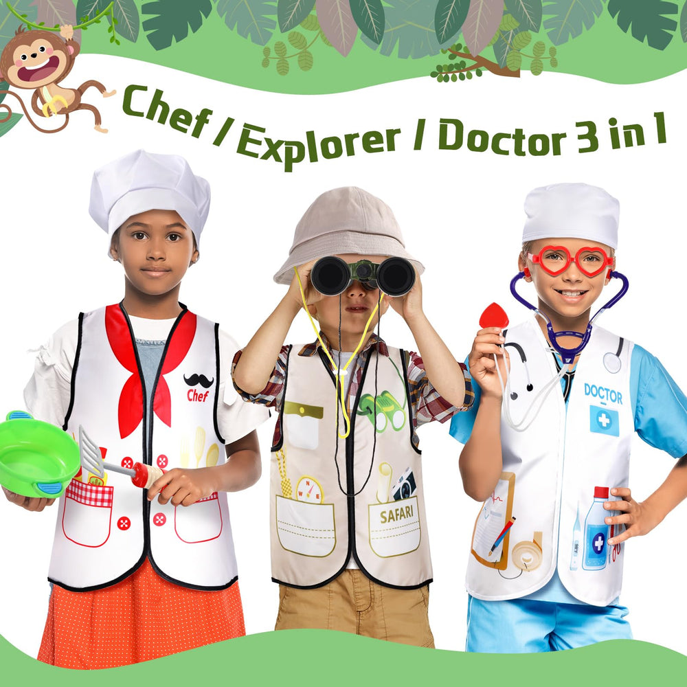 Sratte hats and accessories complete dress-up costumes for kids.