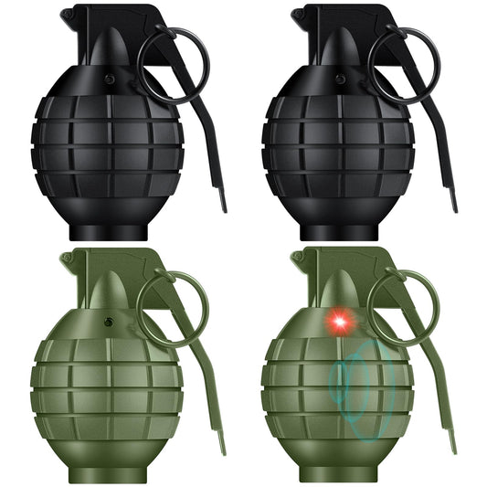 Sratte grenade prop in green with textured finish for authentic role play.