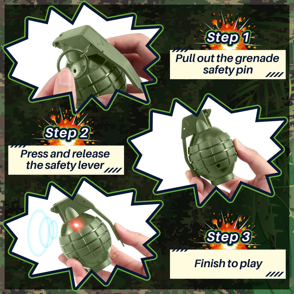 Sratte grenades green four-pack ideal for group play.