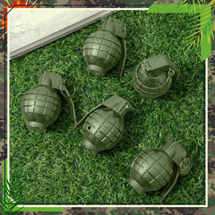 Sratte grenades green versatile prop for costumes and photos.