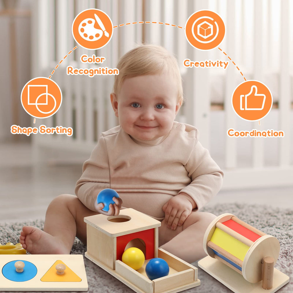 Sratte educational wooden toy set for early learning settings