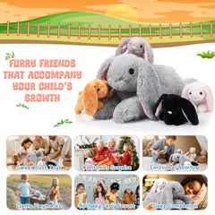 Sratte soft plush fabric with PP cotton provides a gentle, comforting touch.