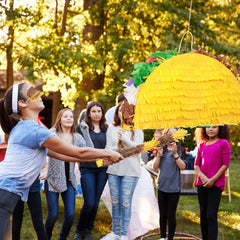 Sratte Taco Piñata durable interior and vivid exterior support long-lasting party decor.