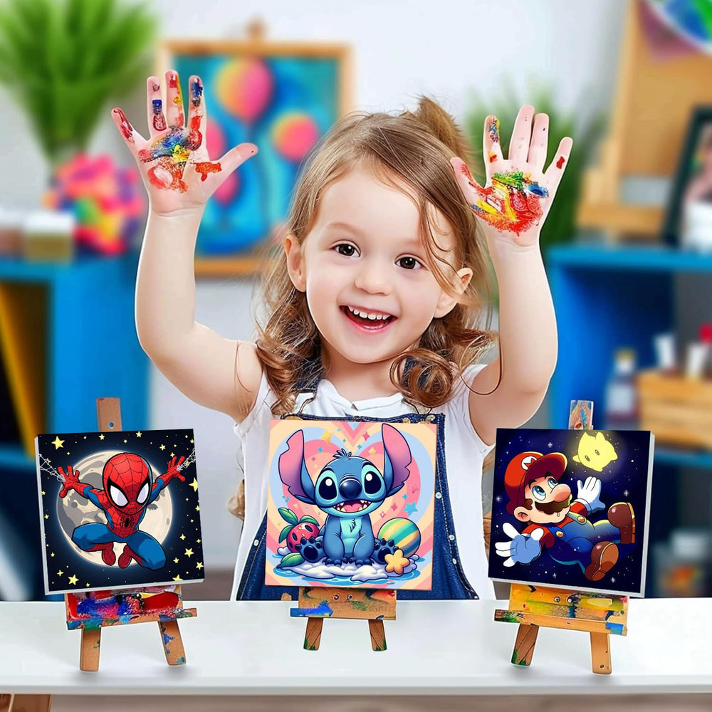 Sretoul durable brushes help precise color application.