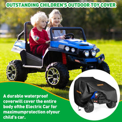 SRIMMIT large toy car cover buckle and elastic hem secure fit during storms