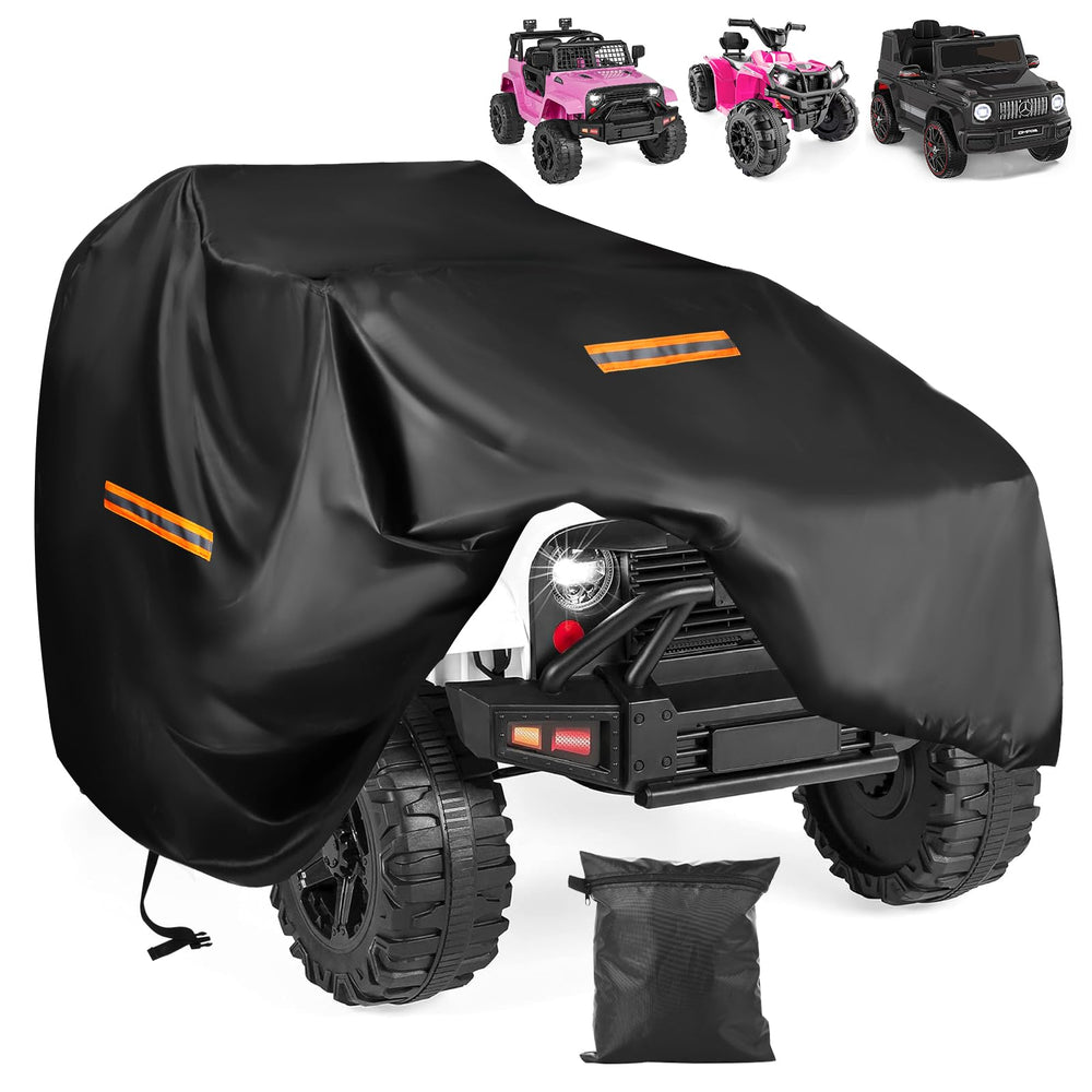 SRIMMIT large toy car cover front view showing waterproof protection