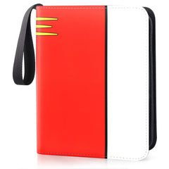 SRISE Card Binder 4-Pocket front cover in L-Green; durable PU leather for daily transport.
