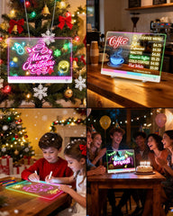 SROT 5-light-modes illuminate sketches with steady, flashing, strobe, fade, and RGB options.