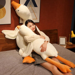 Srutirbo goose plush 75in with invisible zipper for easy washing