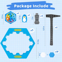 SS Save Penguin on Ice image features a family at the table enjoying play