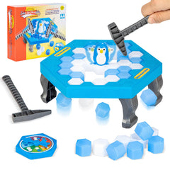 SS Save Penguin on Ice image shows the ice platform ready for safe family play