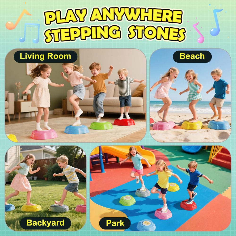 SS Stepping Stones arranged as a customizable obstacle course