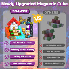 SSAWER blocks forming sturdy structures during imaginative play