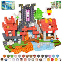 SSAWER magnetic blocks 150-piece set for colorful construction and STEM play.