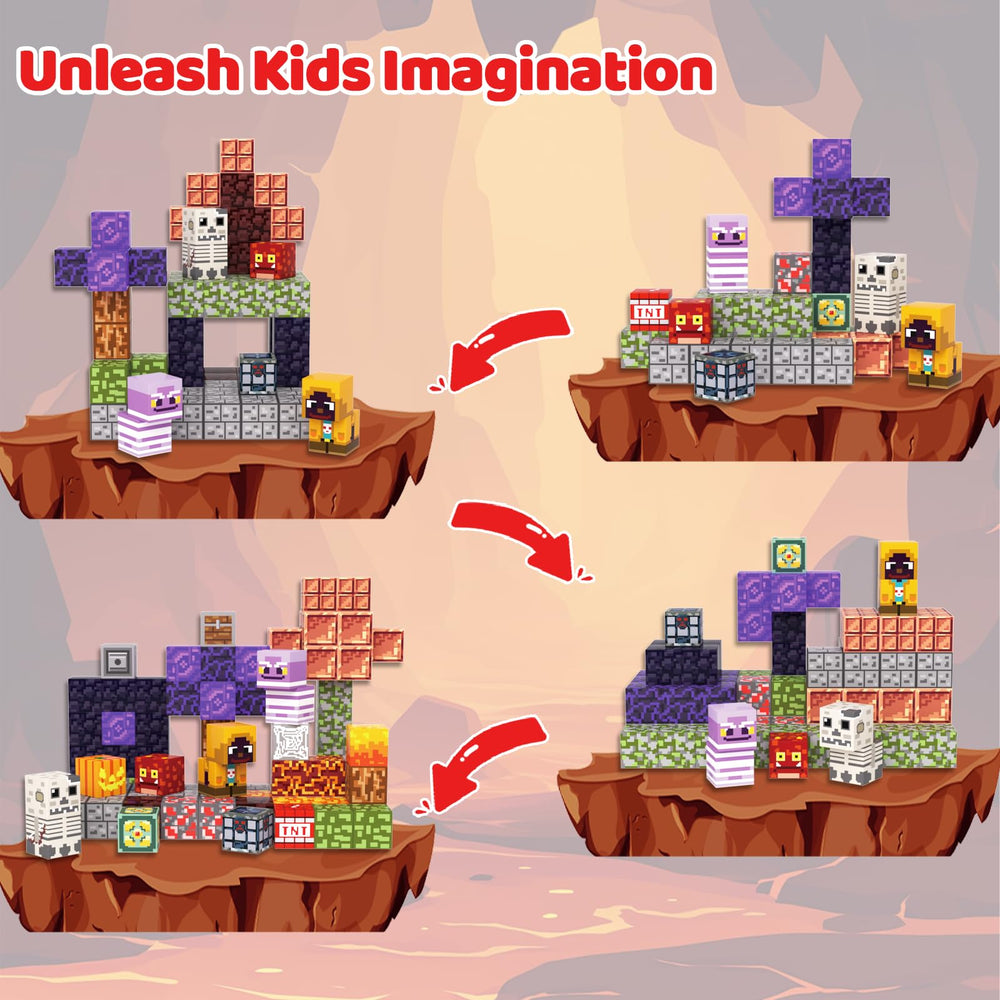 SSAWER blocks offer 28 designs for varied STEM play adventures