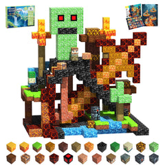 SSAWER magnetic blocks 48-piece set boosts creativity for kids