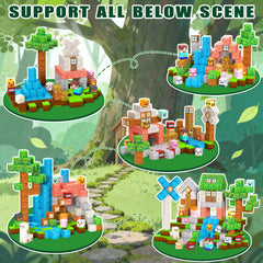 SSAWER magnetic blocks ABS durable material ensures safe play.