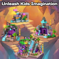 SSAWER magnetic blocks showcase vibrant designs to spark imaginative building sessions.