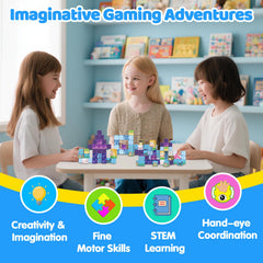 SSAWER Magnetic Blocks gift-ready box ideal for birthdays and holidays.