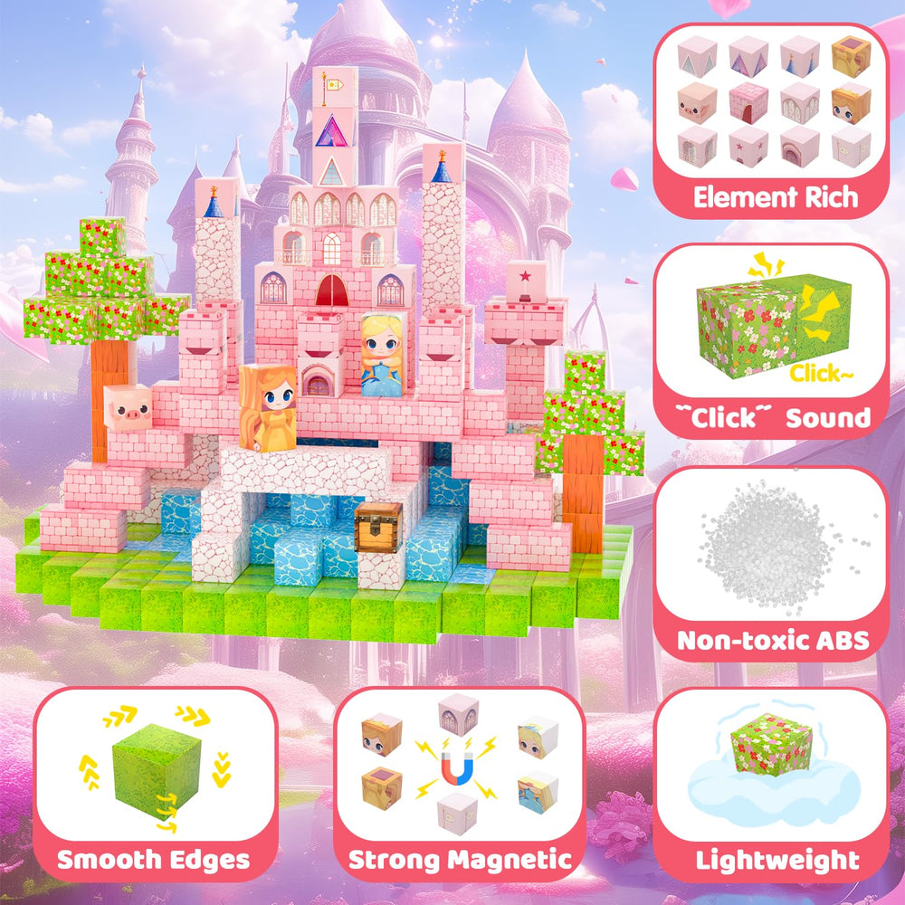 SSAWER magnetic blocks with an included storybook invite guided storytelling and building.