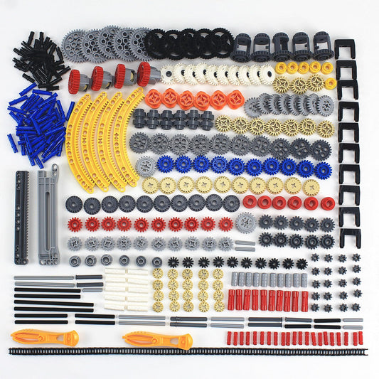 SSHLKBB 496pcs technical gears set for versatile builds and smooth gear action.