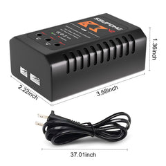 SSUPCHG 2S/3S LiPo balance charger enables safer, efficient charging sessions.