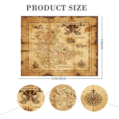 SSZS Pirate Poncho included, great for costume completeness and outdoor play.