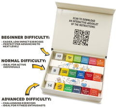 Stack 52 normal dice set offers moderate moves for most workouts.