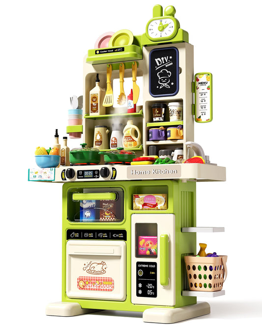 STACTCUTE 33.8in kitchen stove with lights sparks imaginative play and fine motor skills.