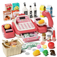STACTCUTE cash register toy with real calculator for interactive math play.