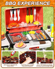 STACTCUTE food toys including burgers and sausages for pretend meals