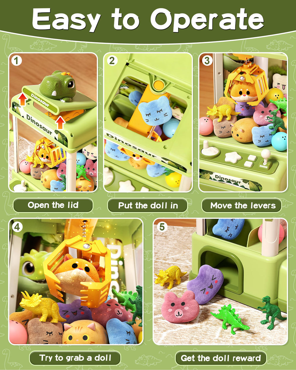 STACTCUTE mini arcade accessories showing variety for rewards.