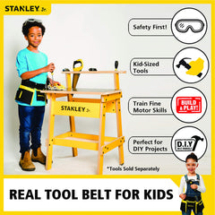 STANLEY Jr. stitching close-up reveals durable seams