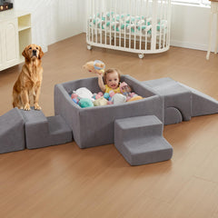 STAOLENE convertible cube doubles as a cozy lounge chair for breaks