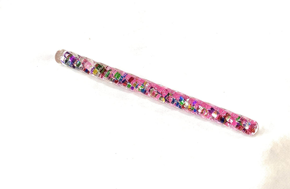 Star Magic mini spiral glitter wand travel-friendly design for on-the-go fun
