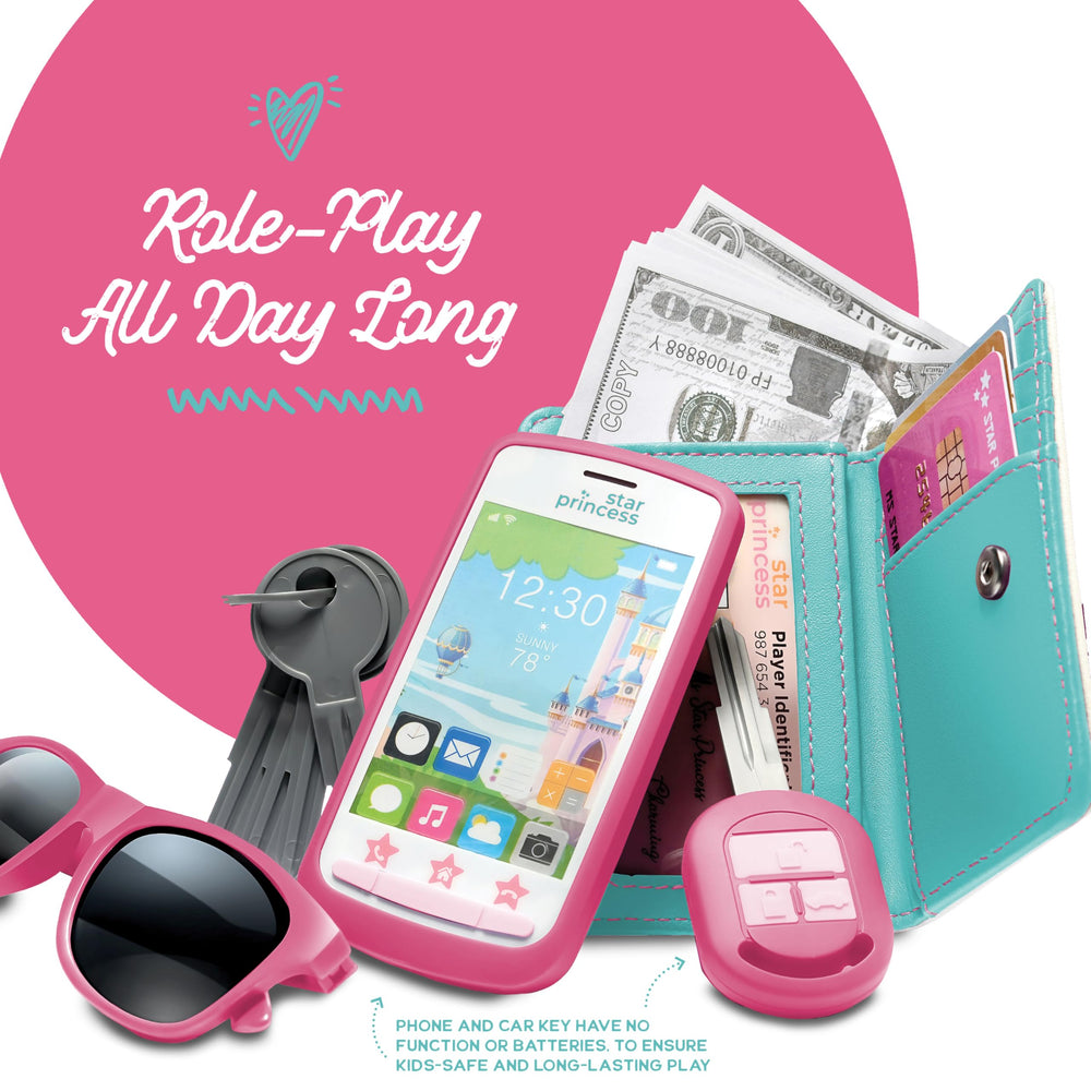 Star Princess play purse for ages 3 to 8 encouraging imaginative play