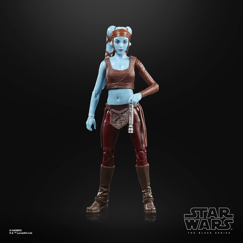 STAR WARS Aayla Secura figure inspired by Attack of the Clones battles.