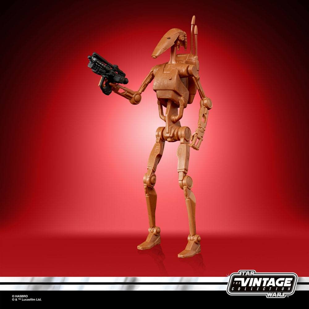 Star Wars Battle Droid diorama-ready figure for display scenes.