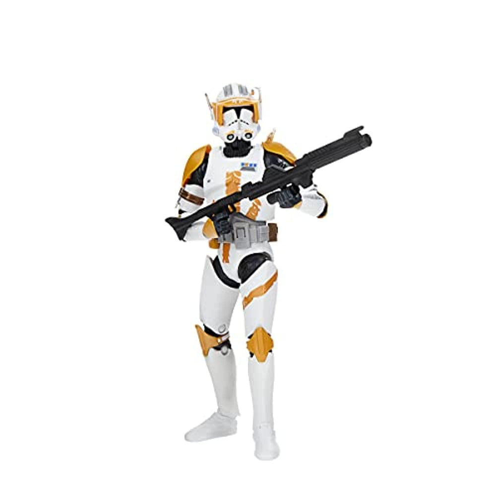 STAR WARS Black Series Archive Clone Commander Cody front view with premium deco for display