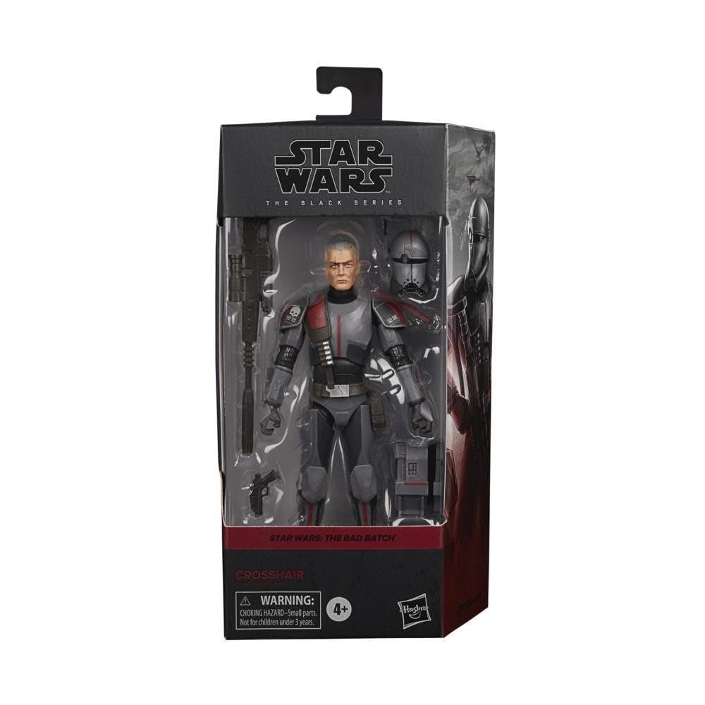 STAR WARS Crosshair action figure with premium articulation for versatile posing.
