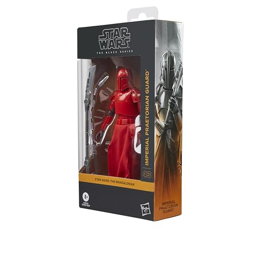 STAR WARS The Black Series Imperial Praetorian Guard glaive accessory enhances display options.