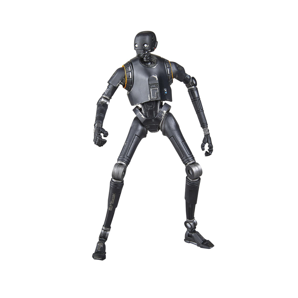STAR WARS Black Series K-2SO poseable figure for dynamic display and collection.