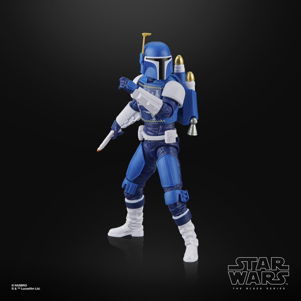 STAR WARS The Black Series Mandalorian Scout Holiday Edition accessories set for play