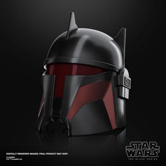 STAR WARS Black Series Moff Gideon helmet interior padding ensures comfy wear.