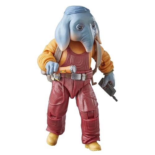 Star Wars Black Series Neel at Attin with backpack accessory for ready-to-display scenes.